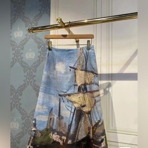 oil painting style skirt Van Gogh